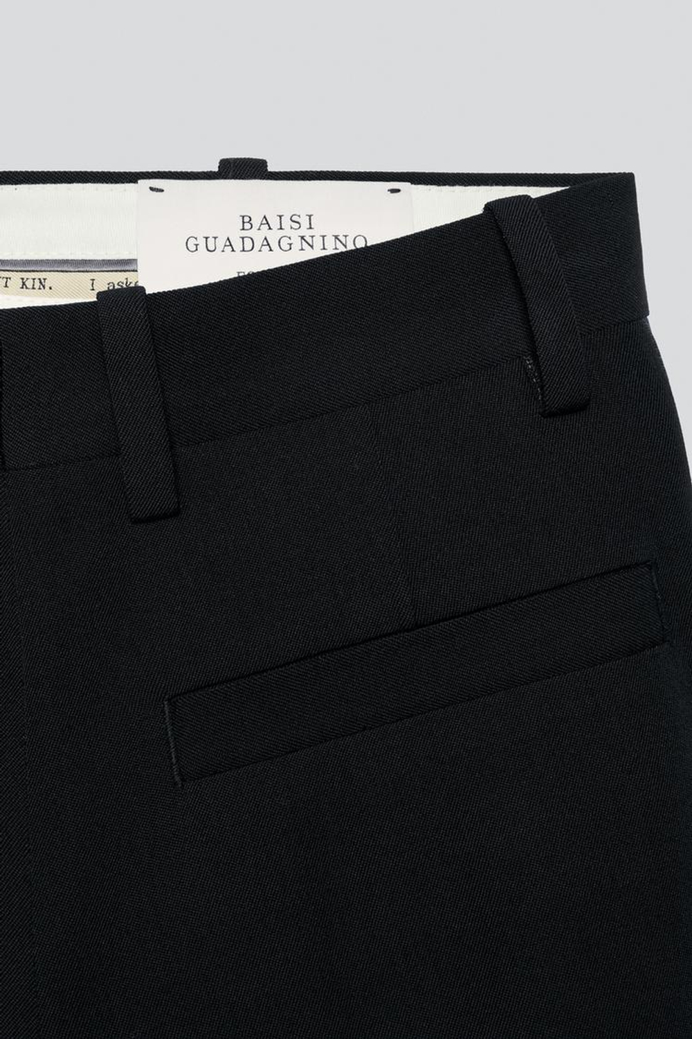 ZARA X BAISI GUADAGNINO ШЕРСТЯНЫЕ КОСТЮМНЫЕ БРЮКИ, ЧЕРНЫЙ