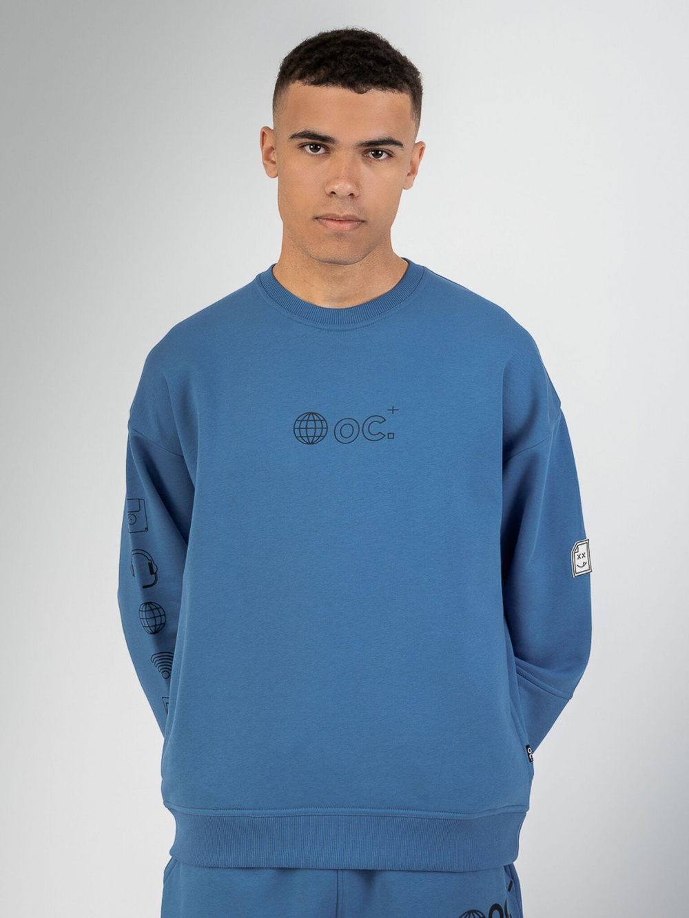 Свитшот мужской ORIGINAL CREATOR GLOBE SWEATSHIRT, Синий