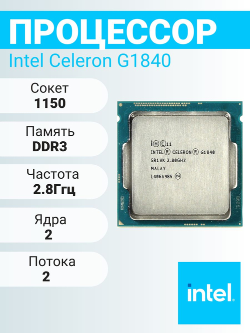 S-1150 Процессор Intel Celeron G1840