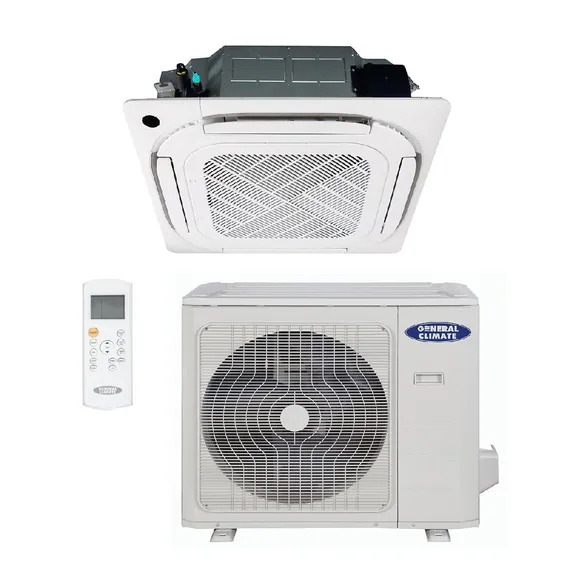 Кондиционер General Climate GC-4C36HRN2 / GU-U36H2 / Панель T-MBQ4-04B кассетная сплит-система комплект