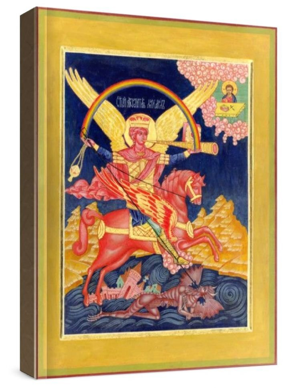 Михаил Архангел (рукописная икона)