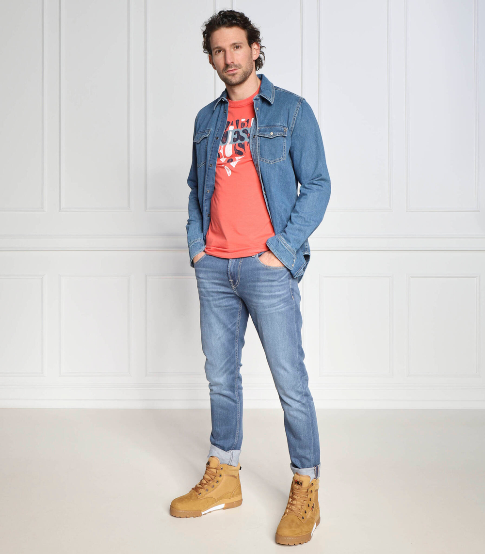 футболка GUESS - красный(M3RI12 J1314)