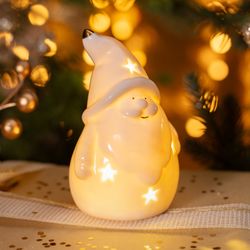 ФИГУРКА "ДЕД МОРОЗ" С LED-ПОДСВЕТКОЙ 7,7*6,7*11,7 СМ