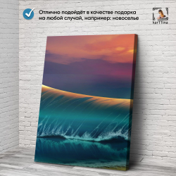 Картина karTTina "Звездное плавание", 150 см х 70 см