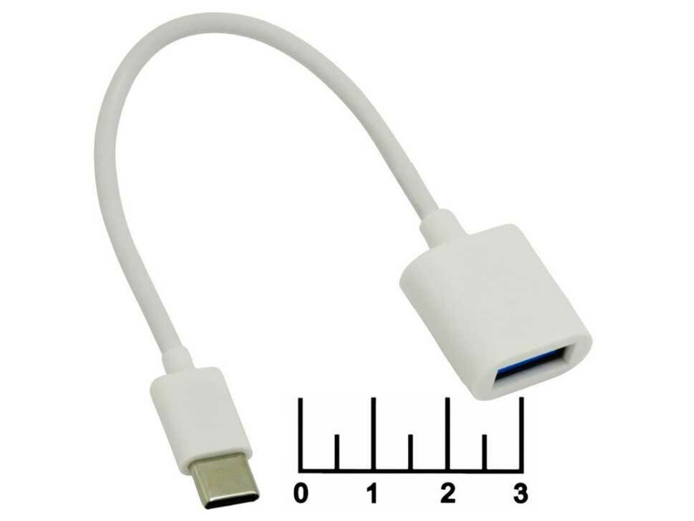 Кабель передачи данных USB 3.1 type C male - USB 2.0 male белый 1M REXANT 18-1881-1