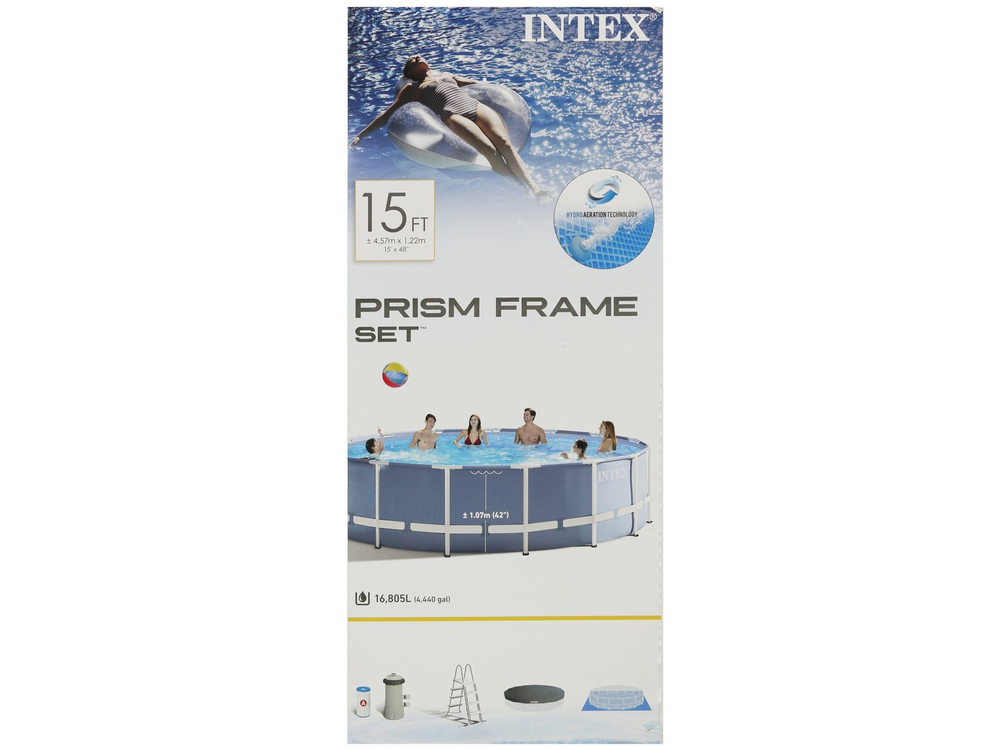 Каркасный бассейн intex, 457х122 см.