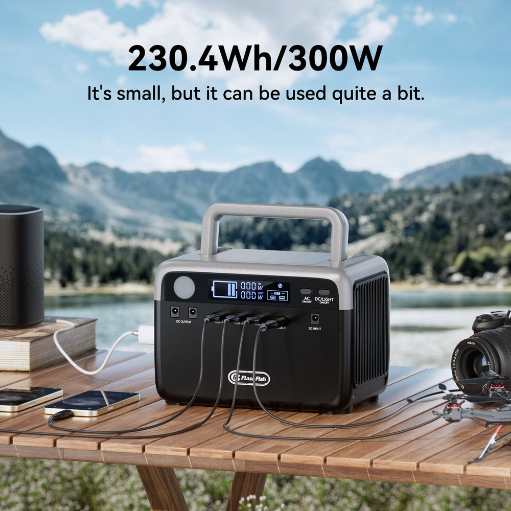 Электростанция портативная 72000 mAh 230Wh 300W Flashfish BP030B