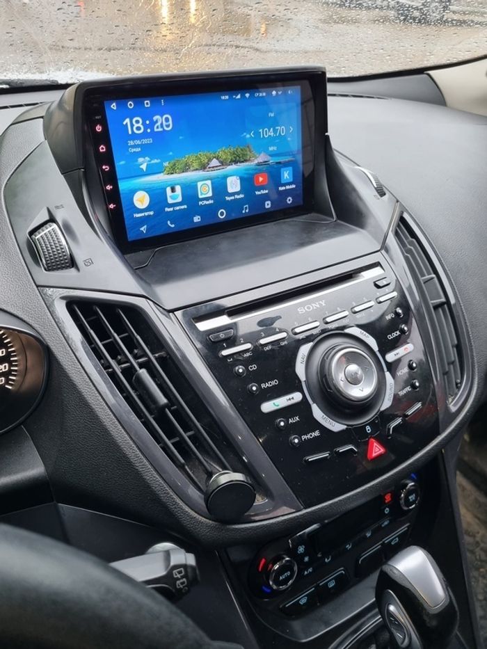 Магнитола для Ford Kuga 2013-2019 - Vaycar VA17-0362-2K на Android 13, Быстрая, 2K QLED, CarPlay,4G SIM-слот