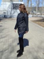 Куртка-ветровка женская чёрная "Деми"