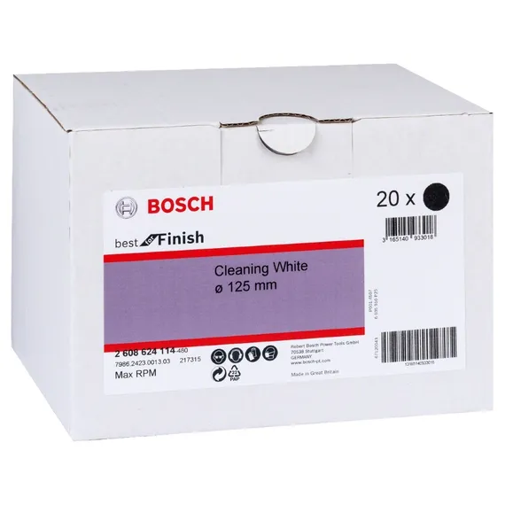 Скотч-брайт Bosch круг белый в упаковке
