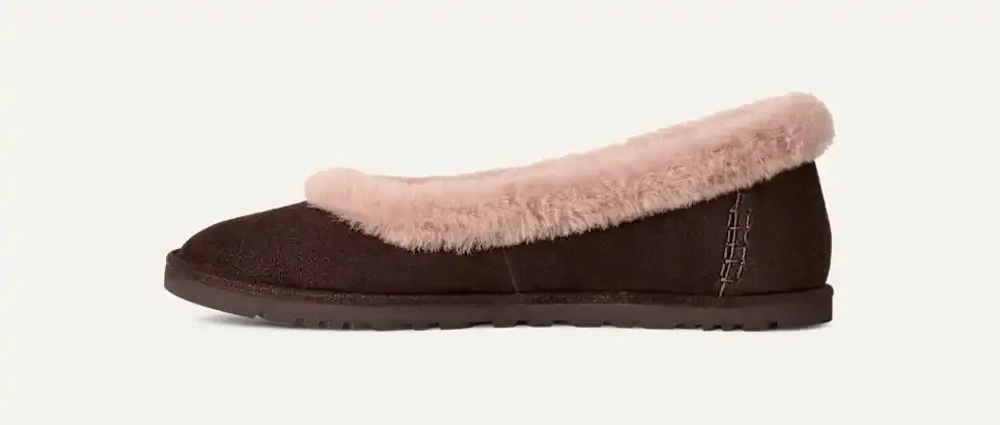 UGG Балетки Zora Bailarinas, шоколадный