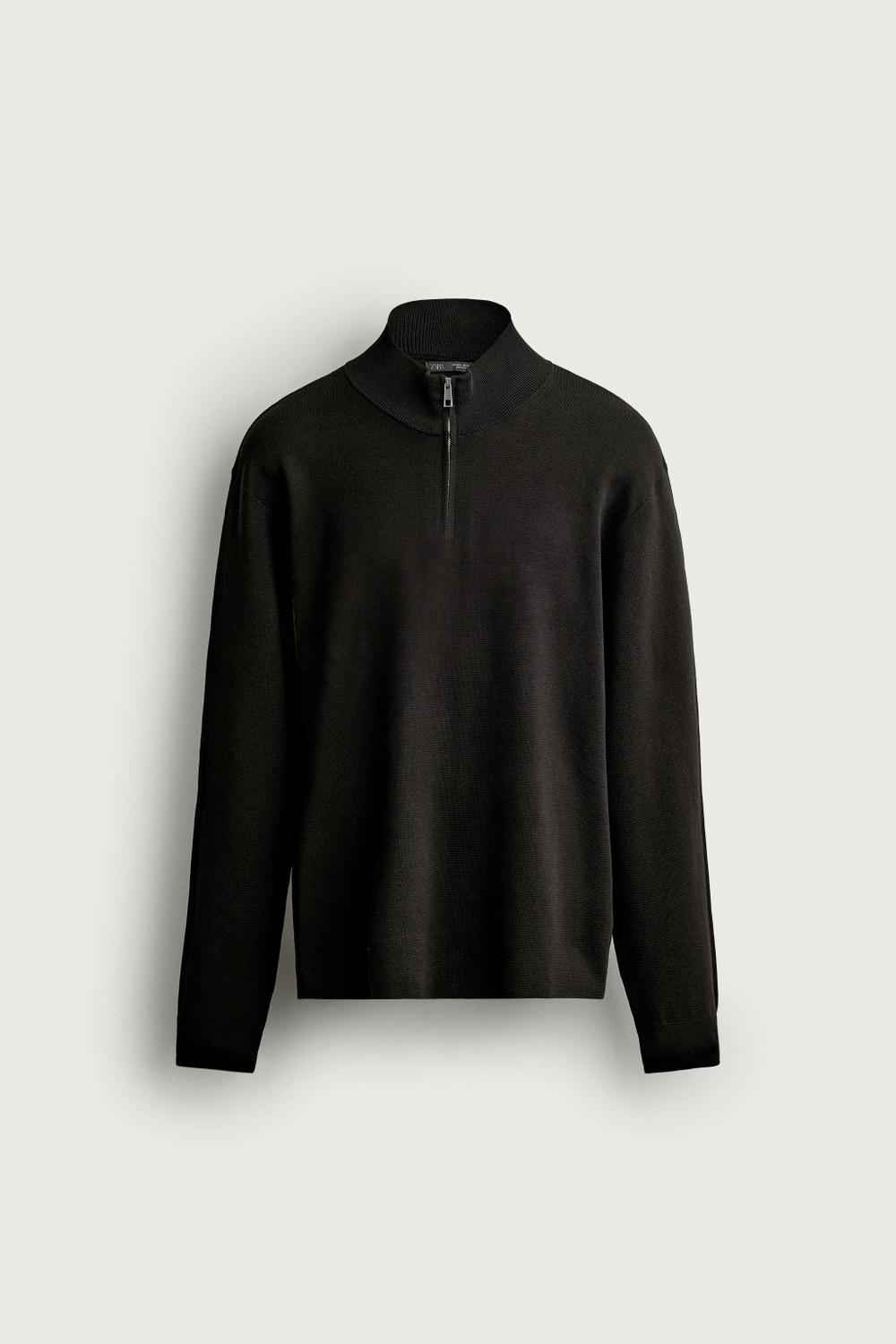 СВИТЕР СТАНДАРТНОГО КРОЯ НА МОЛНИИ — ZARA