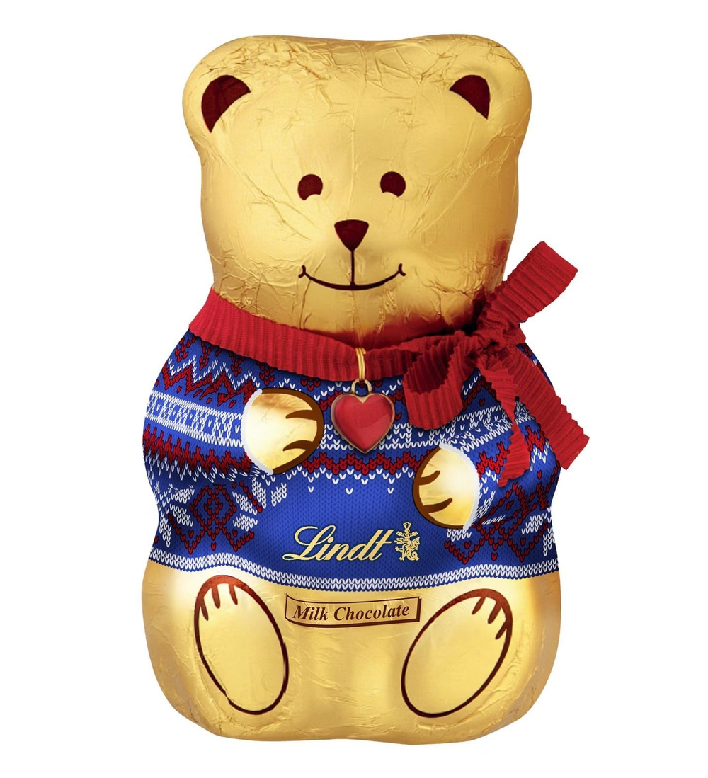 Шоколад молочный мишка Lindt Teddy 100 г (Из Финляндии)