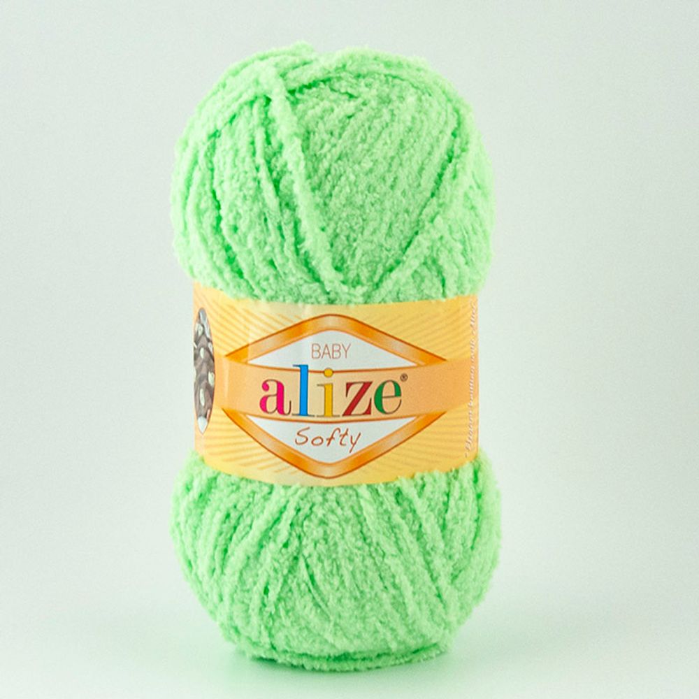 ALIZE "SOFTY" 100% Микрополиэстер, 50 гр., 115 м, ментол