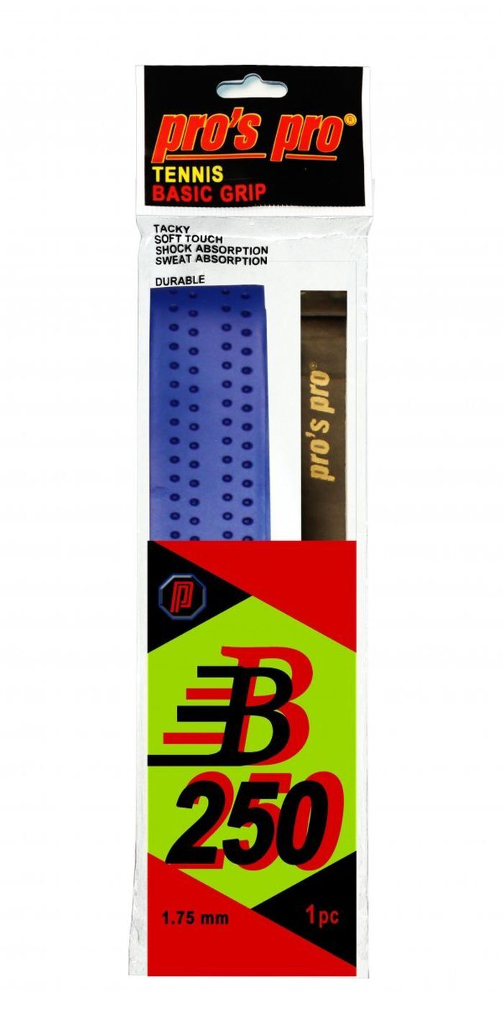 Теннисные намотка базовая Pro's Pro Basic Grip B 250 1P - синие