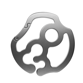 DOT grey carabiner