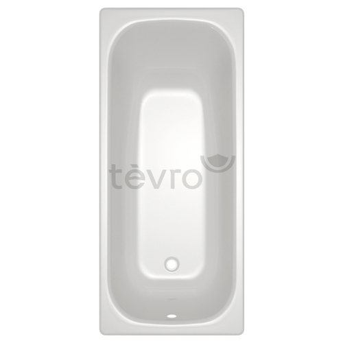 Ванна стальная 2,7 мм 1,7*0,75*0,4 (ВИЗ) TEVRO форма Тонда, цв.белый (ОР-71200)