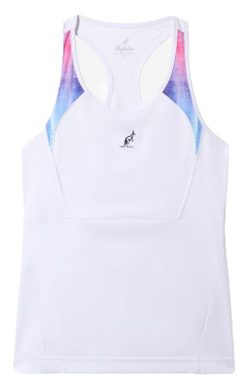 Женский топ теннисный Australian Skin Blaze Ace Tank - white