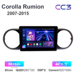 Teyes CC3 9"для Toyota Corolla Rumion 2007-2015