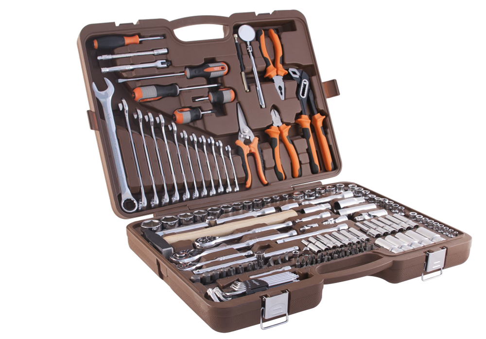 OMT150S (OMT150S18) Набор инструмента универсальный 1/4", 3/8" и 1/2"DR, 150 предметов
