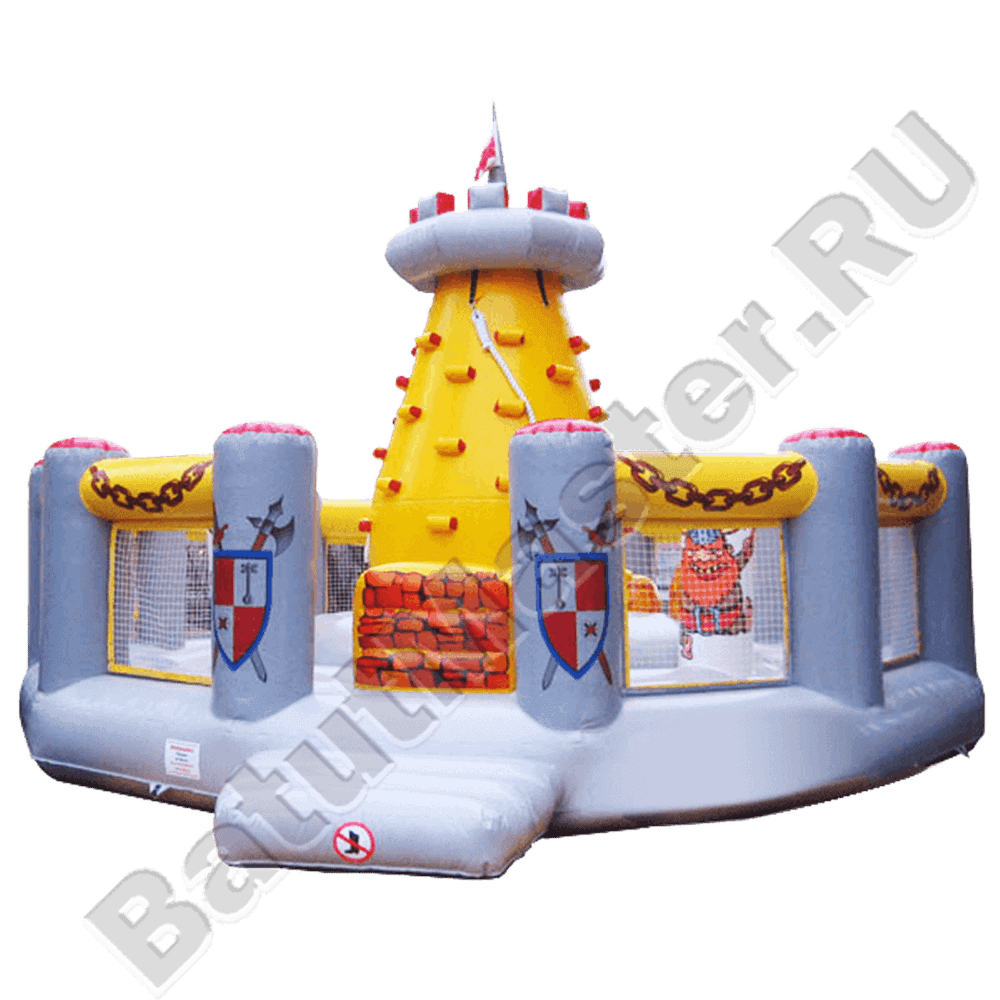 Надувной скалодром "Башня-скалодром" 5*5*4 м
