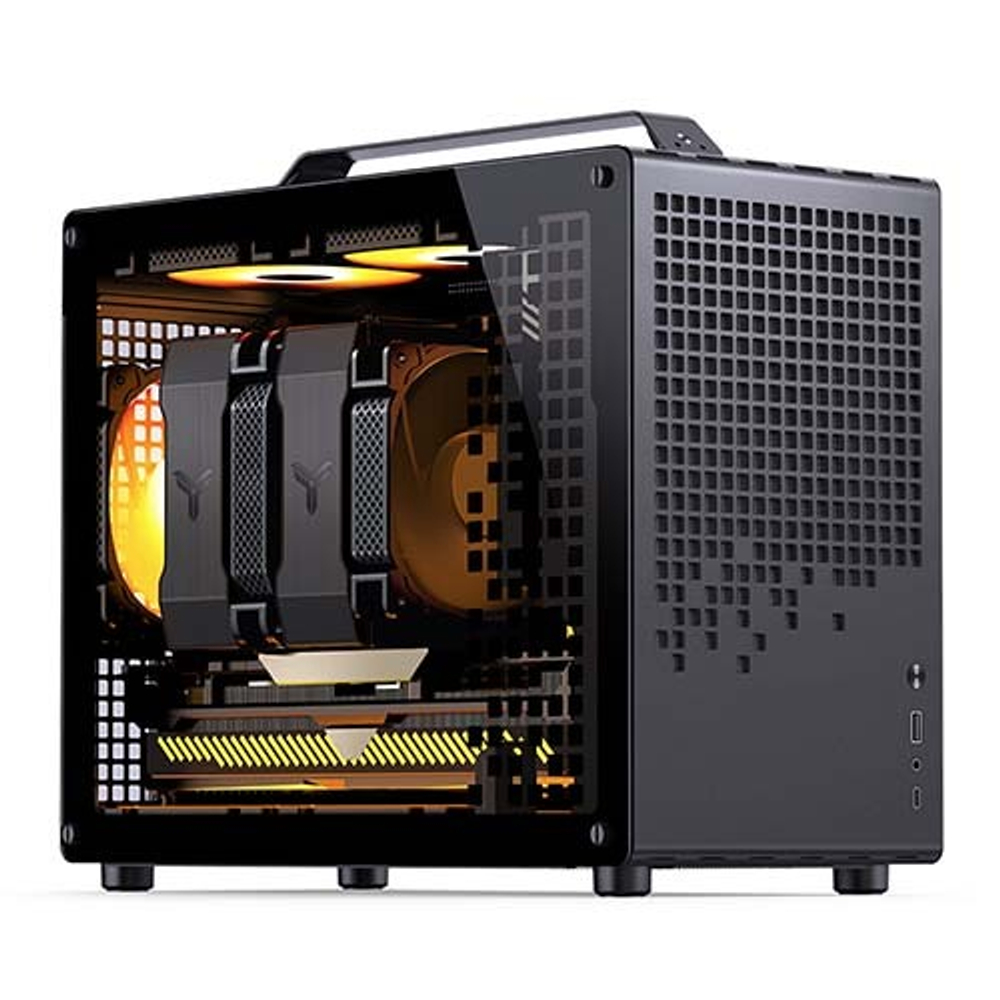 Корпус JONSBO Jonsplus Z20, mini-ITX, micro-ATX, черный (без БП)