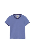 ФУТБОЛКА СЛИМ В РУБЧИК С КОНТРАСТНЫМИ ДЕТАЛЯМИ — ZARA