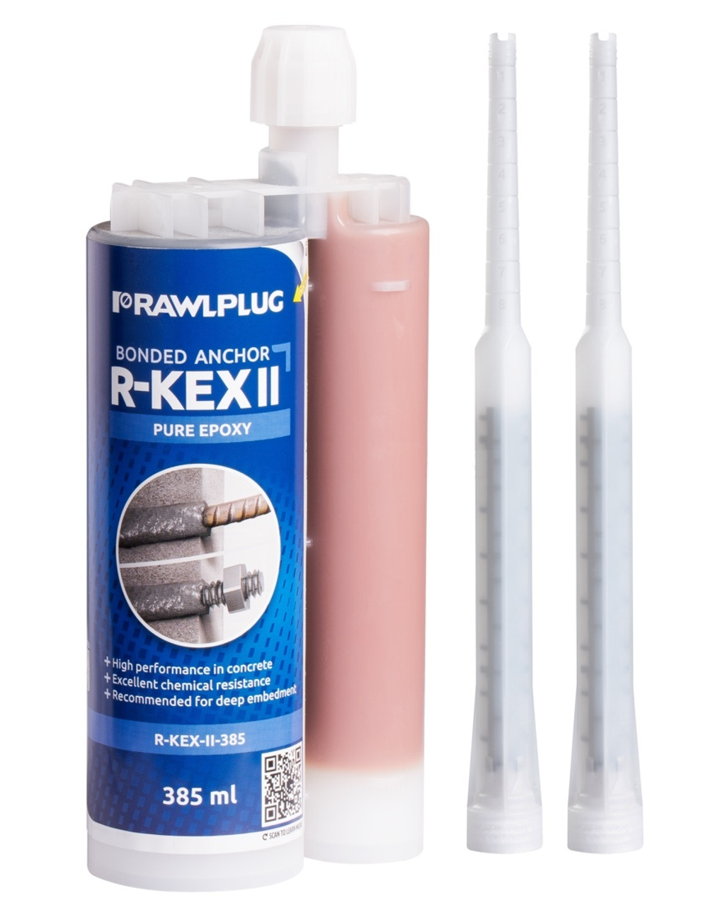 R-KEX-II Rawlplug — эпоксидный химический анкер 385 мл для высоких нагрузок