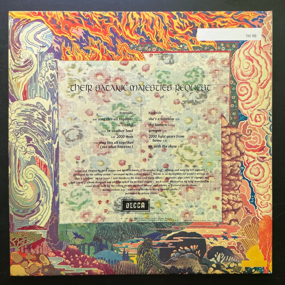 The Rolling Stones ‎– Their Satanic Majesties Request (Англия 1982г.)