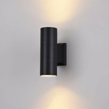 Настенный уличный светильник O574WL-02B чёрный Bowery Maytoni