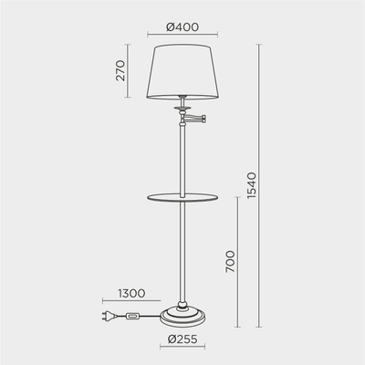 Напольный светильник MODEMODERN MD.8022.01FL