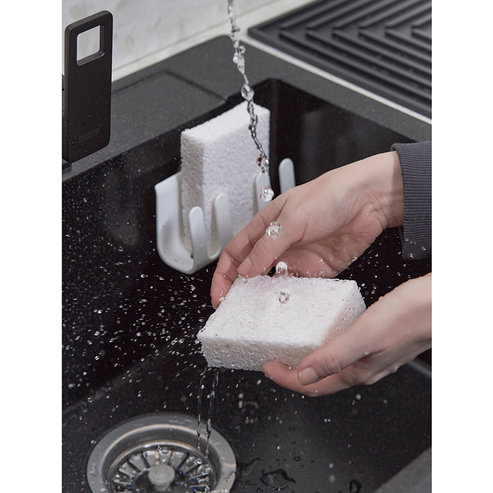 Набор губок для посуды из целлюлозы eco sponge, 3 шт.