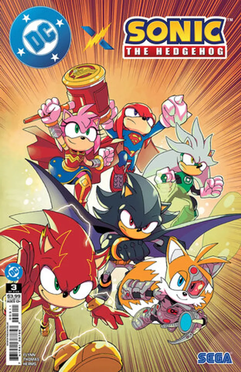 DC x Sonic The Hedgehog #3 (Cover A)