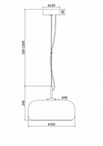 Подвесной светильник Maytoni Madmen MOD127PL-L6BR