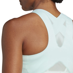 Женский топ теннисный Adidas Tennis Premium Tank - semi flash/aqua