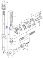 Торсионный вал Suzuki DT40лс (оригинальный арт. 57110-94411)