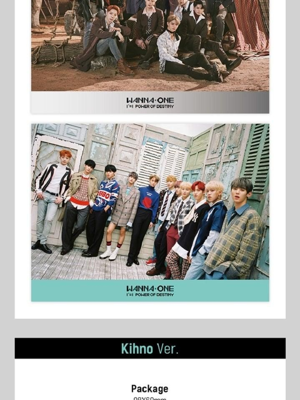 Альбом Wanna One - 1 1 POWER OF DESTINY RANDOM Version