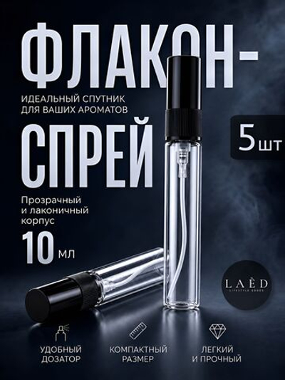 Атомайзеры для духов 10 мл, стеклянные флаконы с распылителем для парфюма, дорожные флаконы для отливантов, набор 25 шт