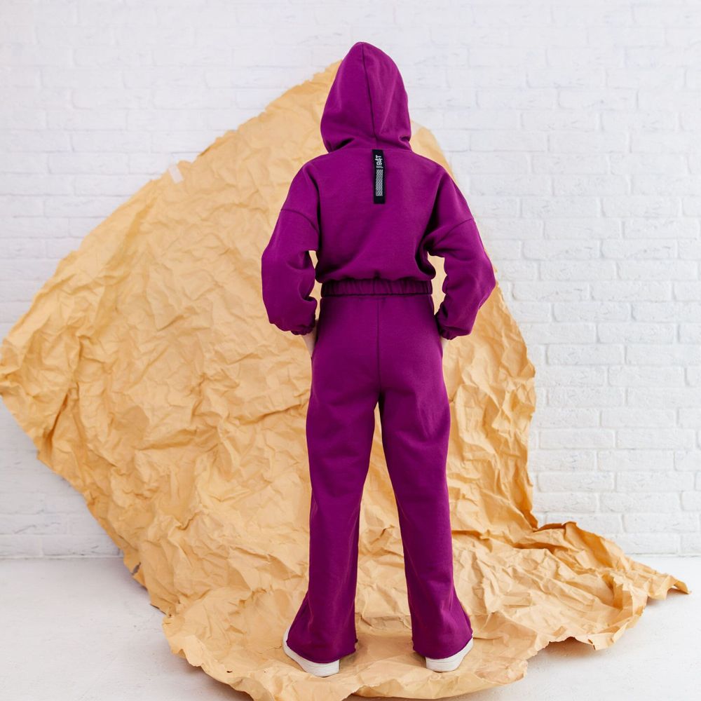 Худи укороченное "PURPLE" подростковое