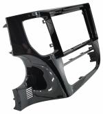 Магнитола для Mitsubishi Outlander 3 2012-2022 (овальный климат) - FarCar S500-TS10 монитор 9.5" QLED на Android 14, Быстрая, CarPlay, 4G SIM-слот
