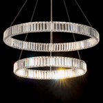 Citilux Чезаре CL338281 LED Люстра хрустальная с пультом Хром