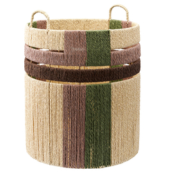 Корзина плетеная Tkano Bongo Nature Ethnic tk24-st_ba0006