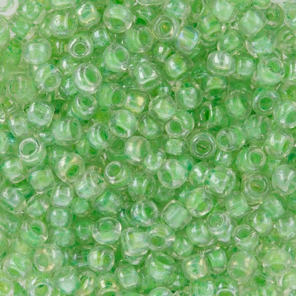 Бисер Zlatka 11/0 (2.1 мм), 100 г (10х10 г), №2207 св.зеленый, GR