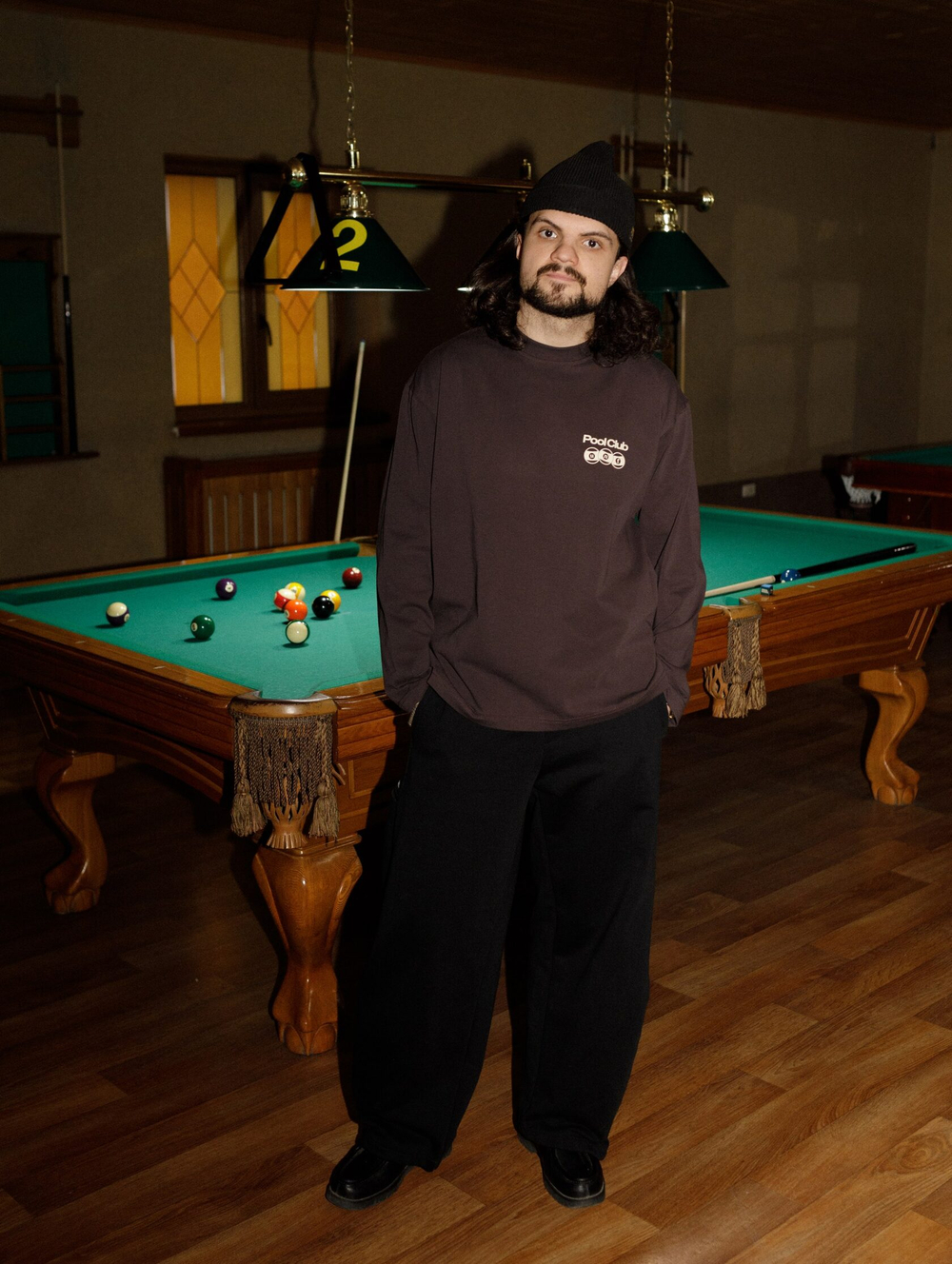 Лонгслив UNIFORM All in 8Pool коричневый