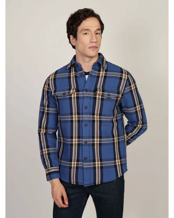 Рубашка мужская TOMMY HILFIGER HEAVY BRUSHED CHECK