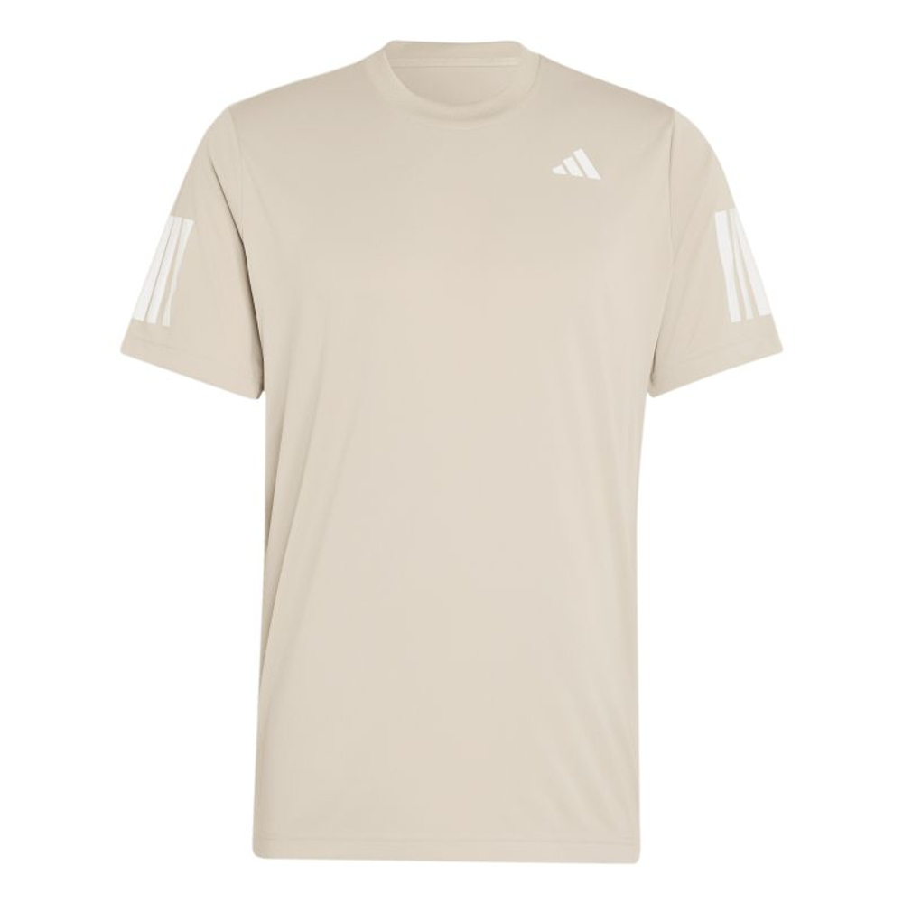 Теннисная футболка Adidas Club Tennis Climacool 3-Stripes - khaki three