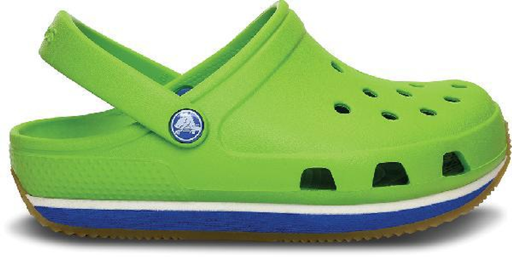 Сабо Kids Crocs Retro Clog Volt Green/Varsity Blue