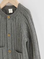 Вязаный кардиган для малышей Next K82-052, Серый