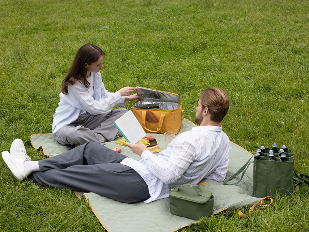 Сумка для бутылок Smart Picnic, темно-зеленая