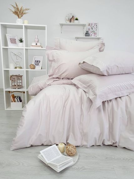 Постельное белье CATENA бежевый сатин делюкс TIVOLYO HOME Турция